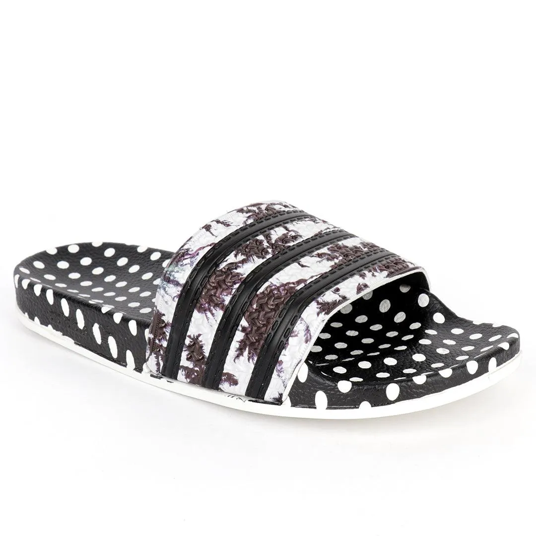 AD Soft Premium Polkadot  Designed Comfort Slide-Black