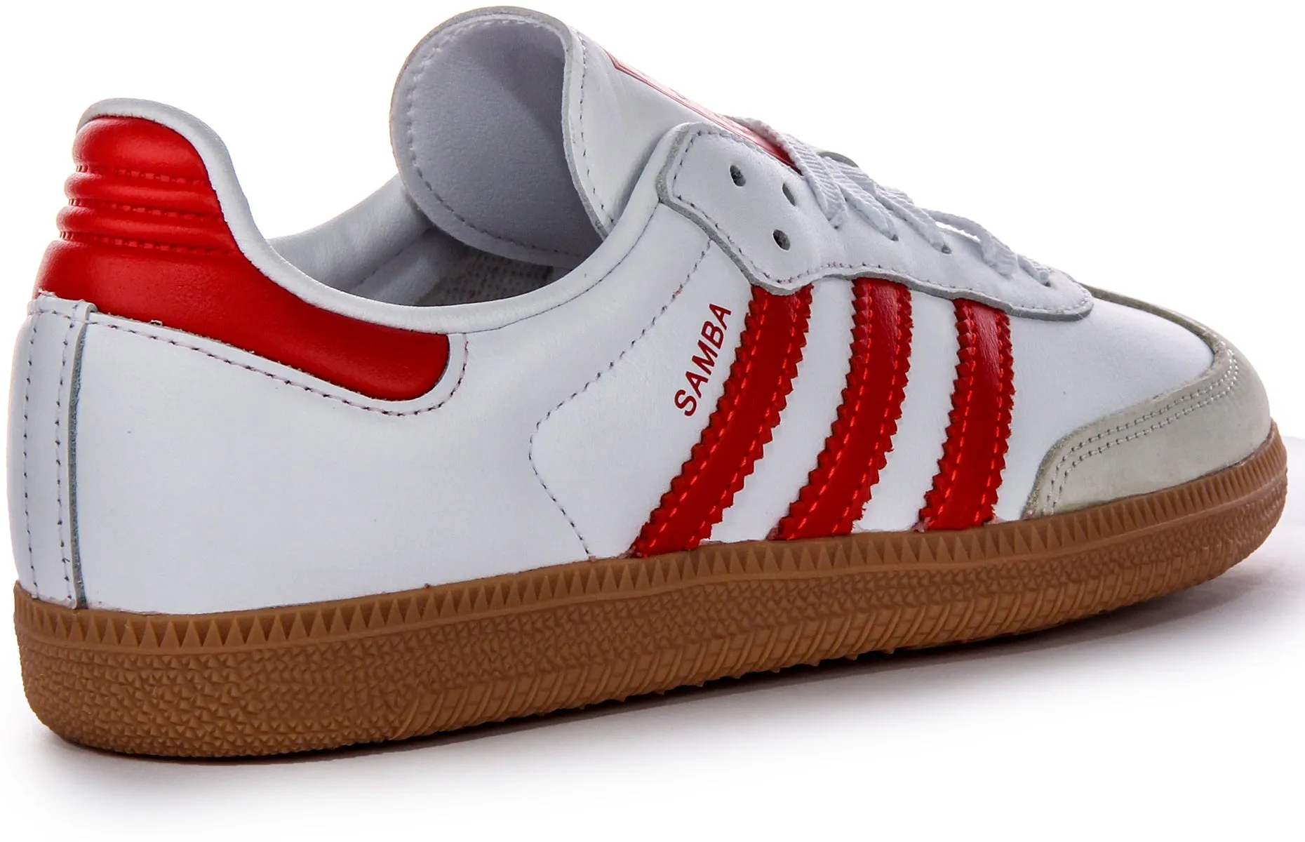 Adidas Samba OG In White Red For Women