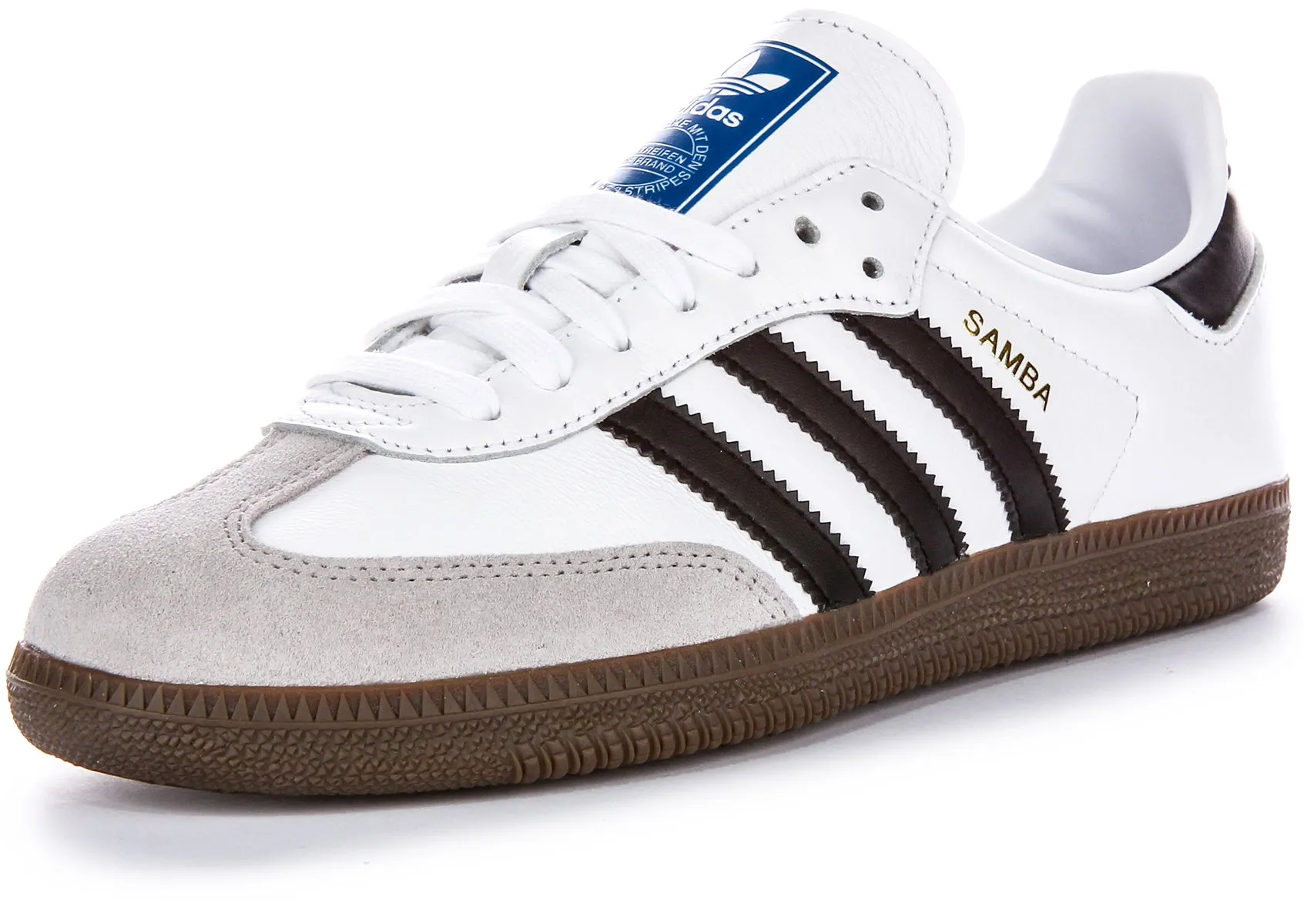 Adidas Samba OG Trainers In White Black