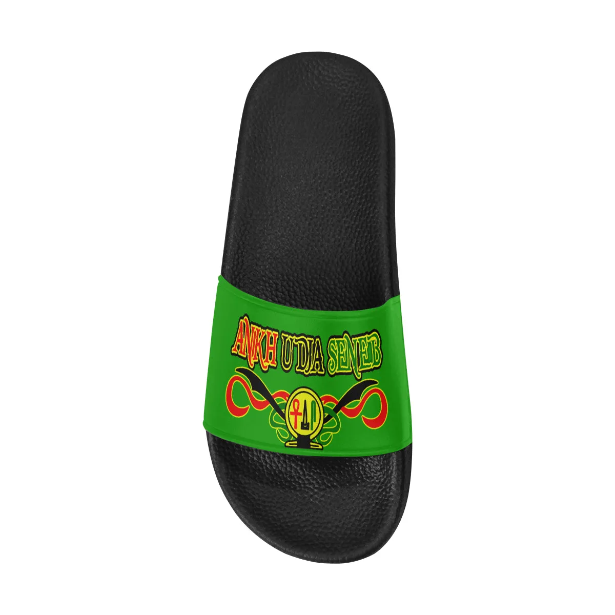 ANKH UDJA SENEB SHEN GREEN Men's Slide Sandals