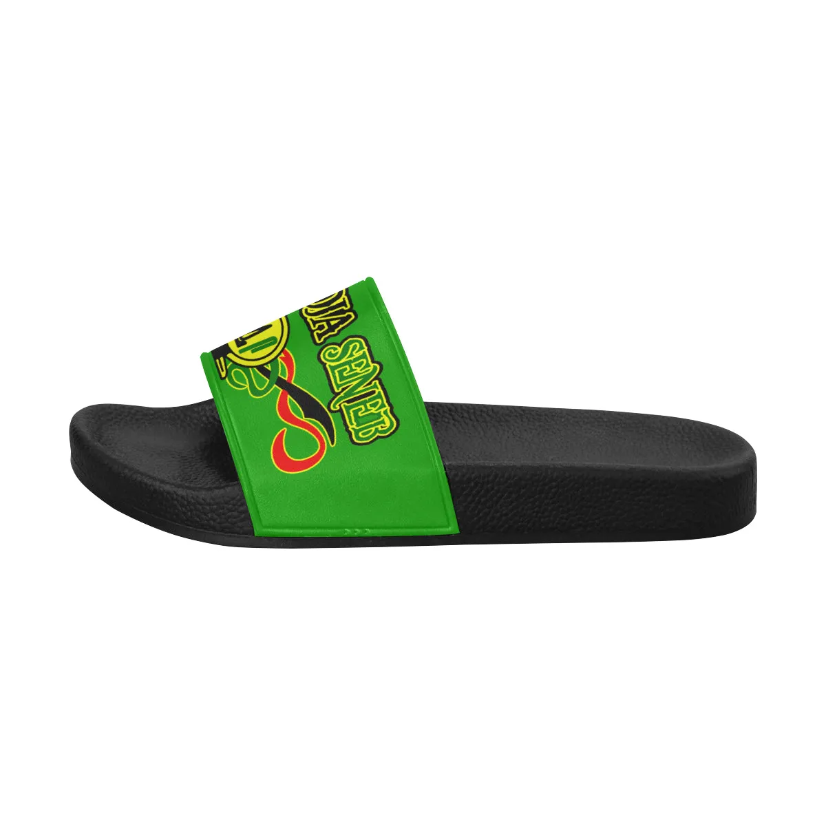 ANKH UDJA SENEB SHEN GREEN Men's Slide Sandals