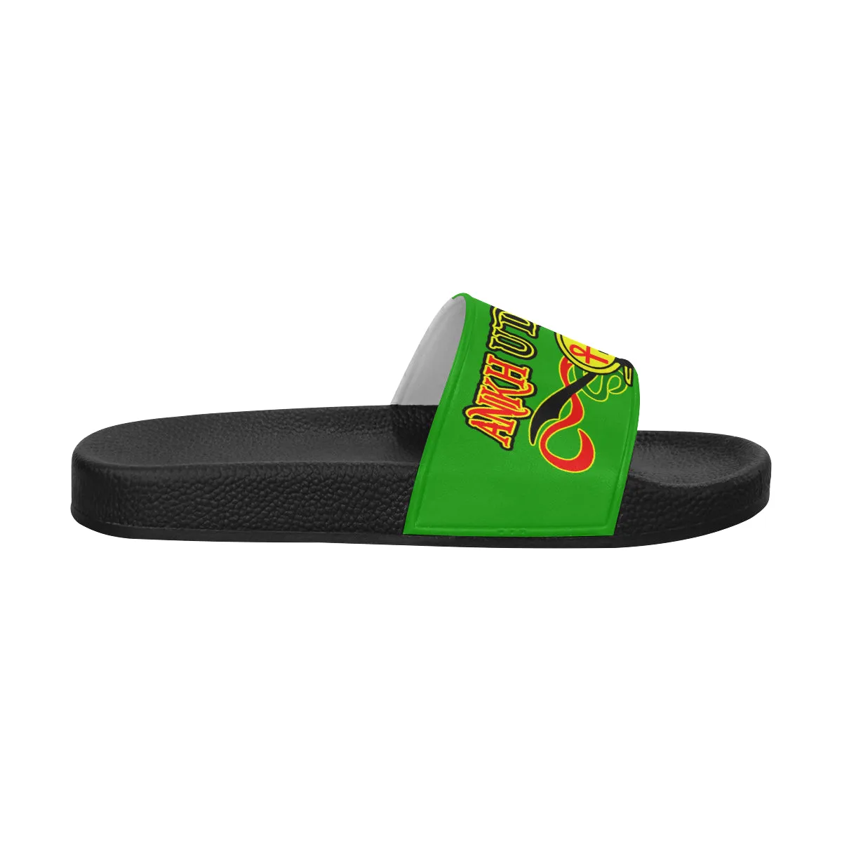 ANKH UDJA SENEB SHEN GREEN Men's Slide Sandals