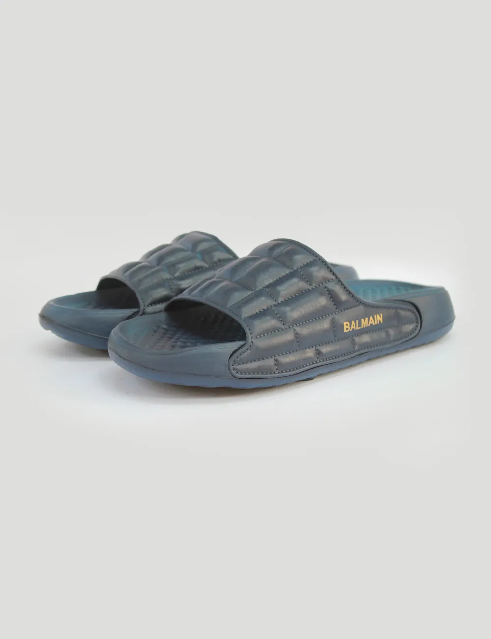 Balaman Blue Soft Slippers for Men