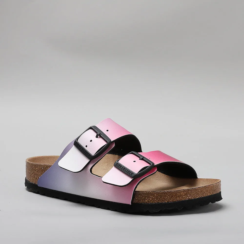 BIRKENSTOCK ARIZONA OMBRE PINK/PURPLE SANDALS