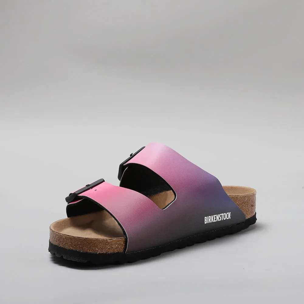 BIRKENSTOCK ARIZONA OMBRE PINK/PURPLE SANDALS