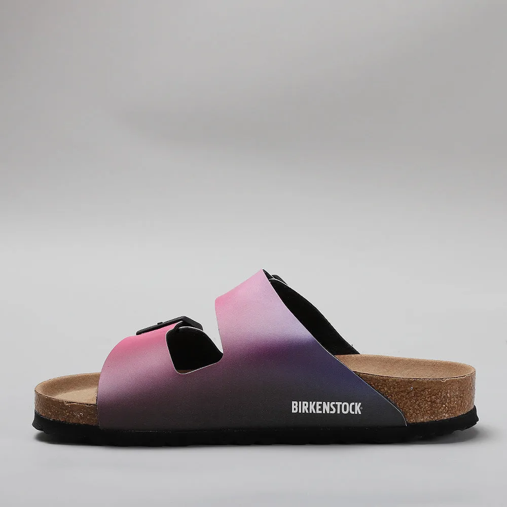 BIRKENSTOCK ARIZONA OMBRE PINK/PURPLE SANDALS