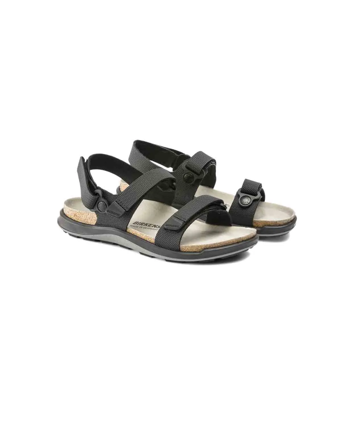 Birkenstock Kalahari Cross Country Birko-Flor Futura Black Sandals