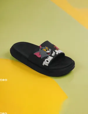 Black | Soft Slipper for Kids