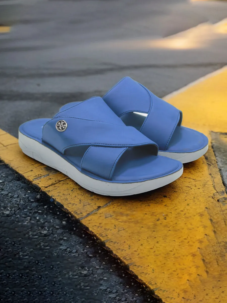 Blue | medicated soft imported slippers