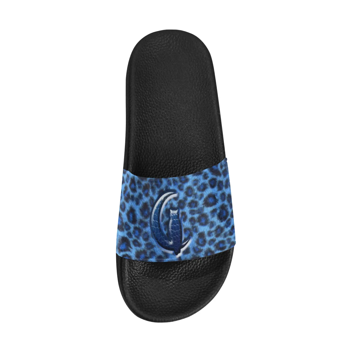 BLUE TIGER SKIN Women's Slide Sandals