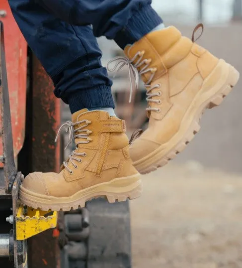 BLUNDSTONE 8860 Ladies RotoFlex Zip Safety Boot - Wheat