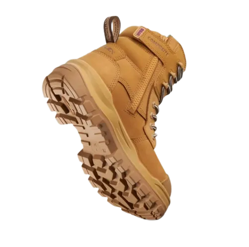 BLUNDSTONE 8860 Ladies RotoFlex Zip Safety Boot - Wheat