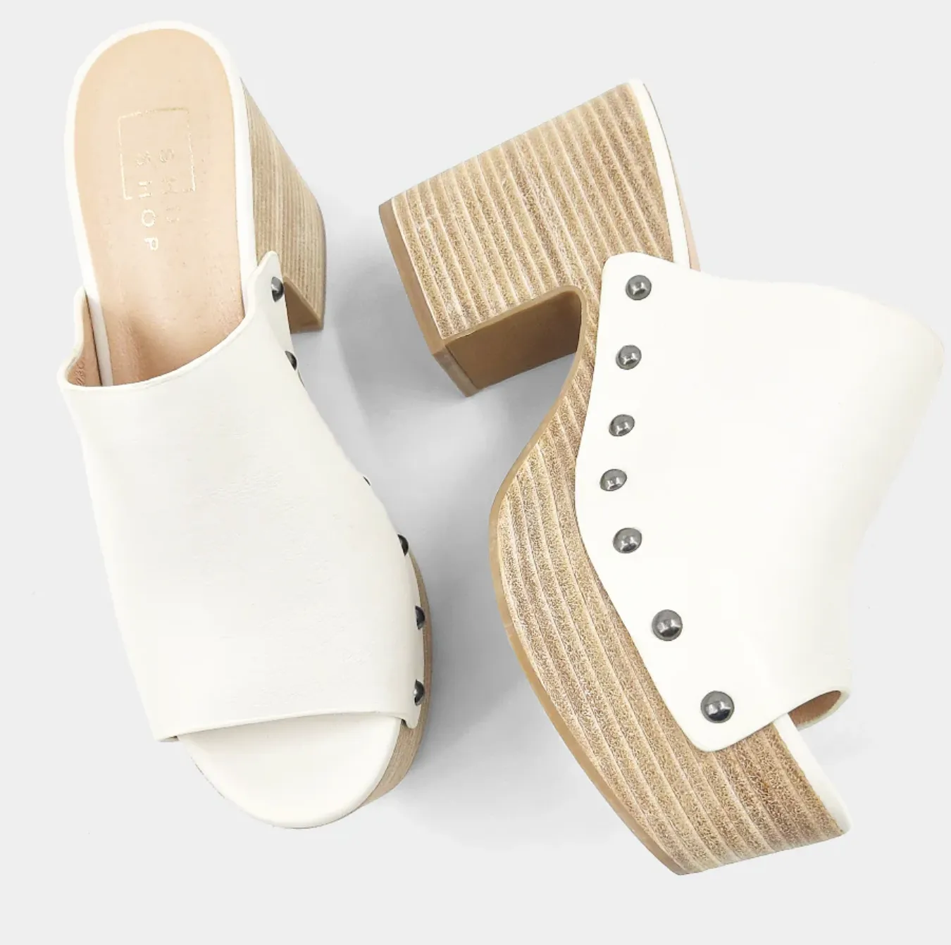 Bone GINA Wedge - Shu Shop - Final Sale