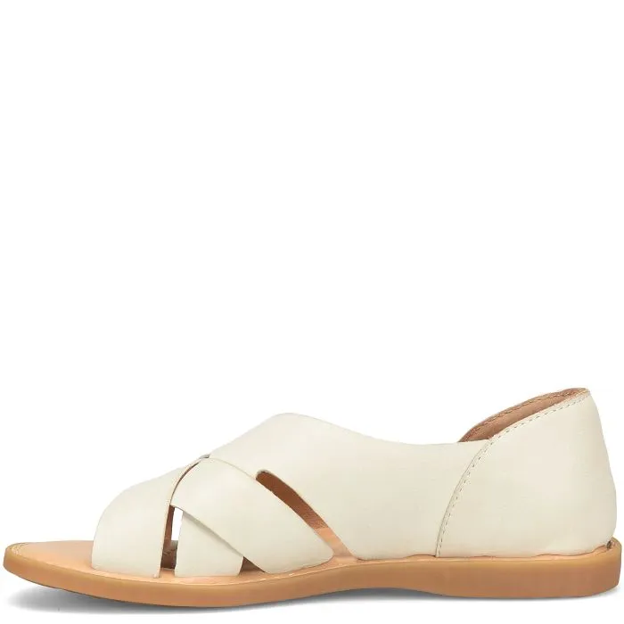 Born Ithica Leather Sandal- Cream