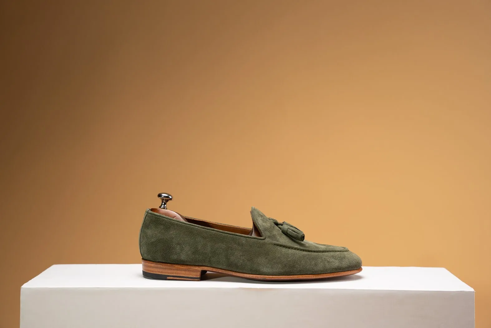 BOSPHORUS LEATHER LOAFER - ASHEN