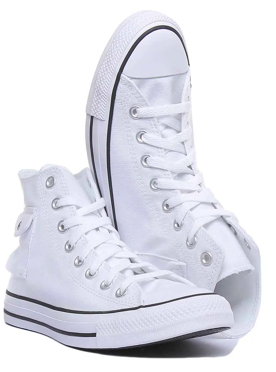 Converse 167045C CT All Star Hi Pocket Trainer In White For Men