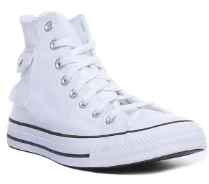 Converse 167045C CT All Star Hi Pocket Trainer In White For Women