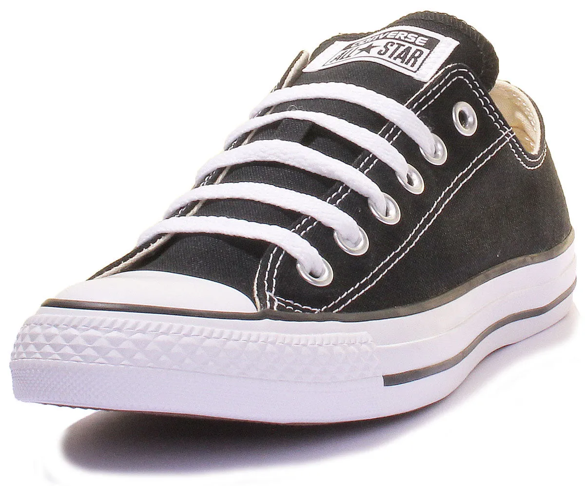 Converse All Star Low Trainer In Black For Women