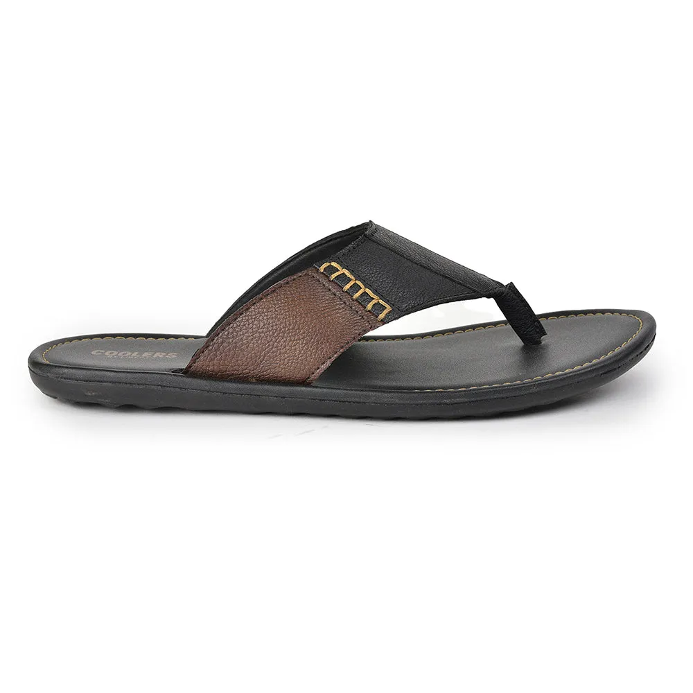 Coolers By Liberty AVN-13 Casual Black Slippers For Men