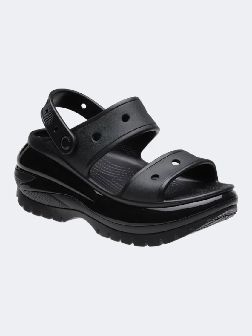 Crocs Classic Mega Crush Women Lifestyle Sandals  Black