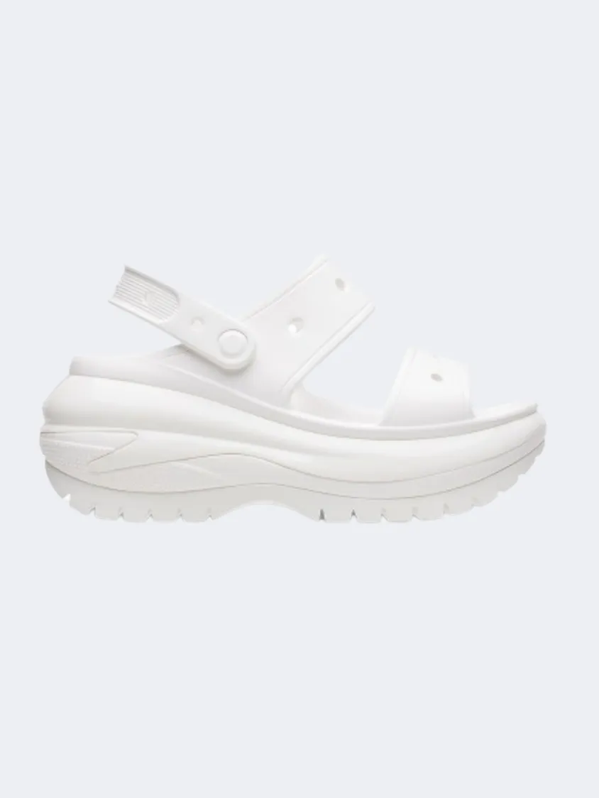 Crocs Classic Mega Crush Women Lifestyle Slippers White