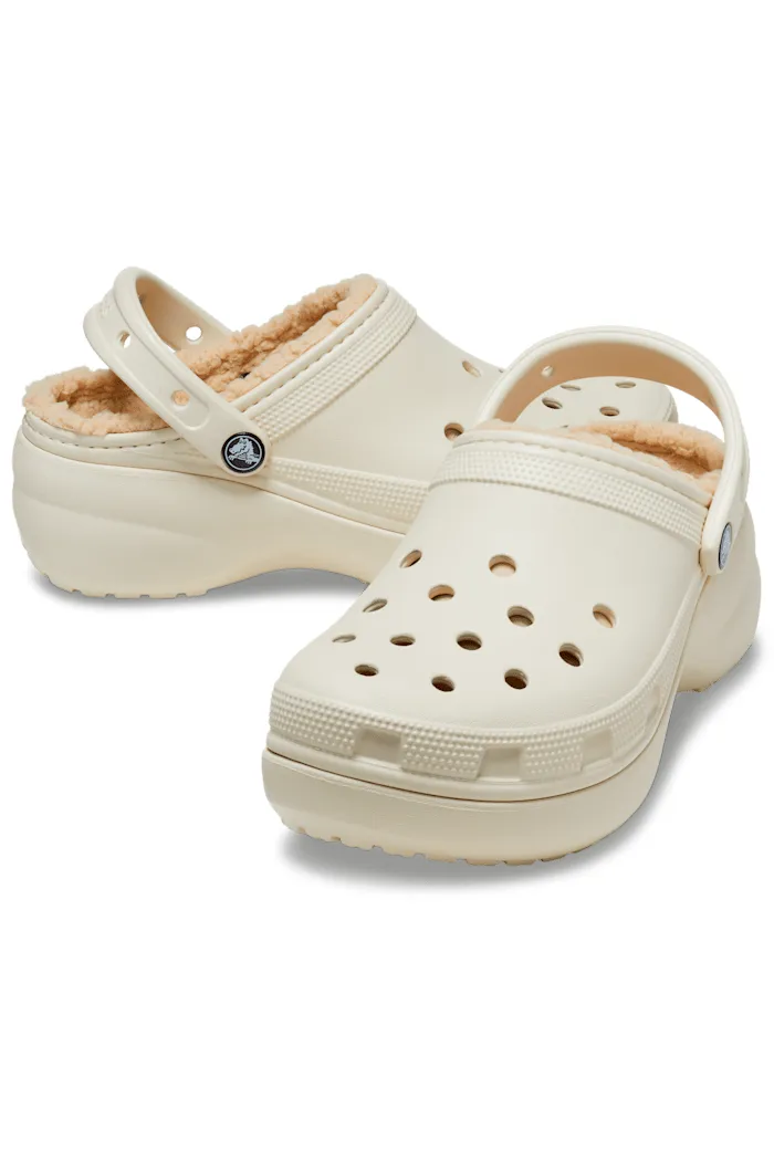 Crocs Classic Platform Lined Bone