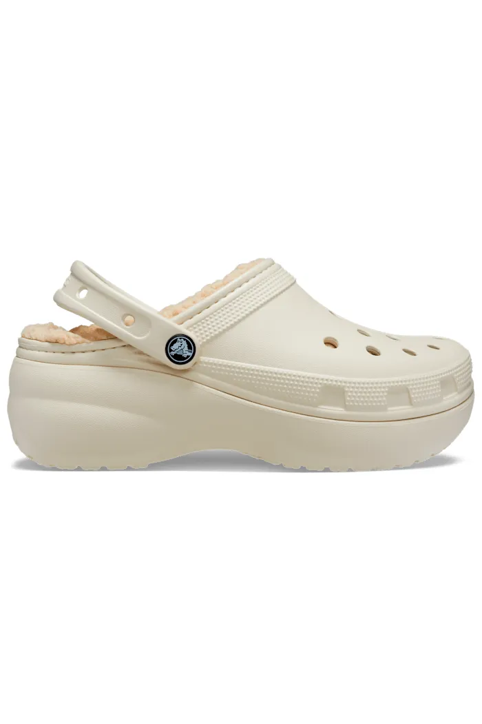 Crocs Classic Platform Lined Bone