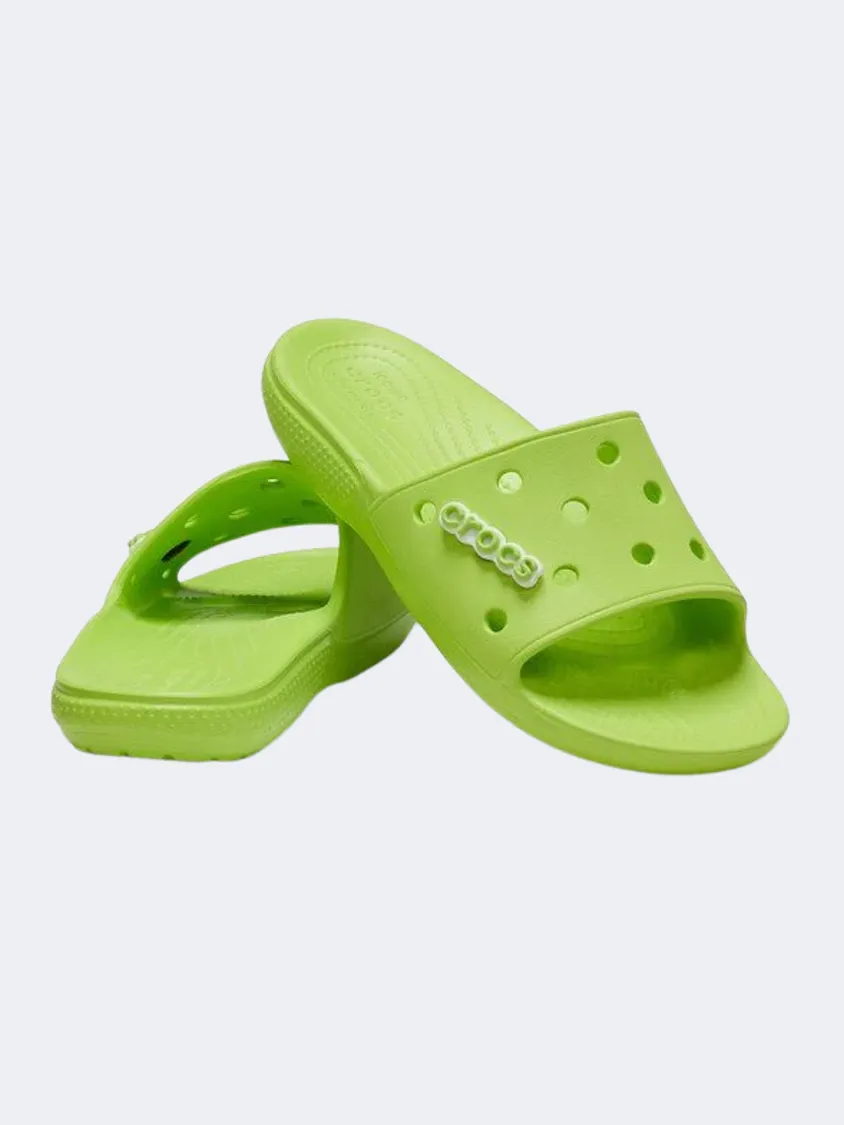 Crocs Classic Women Lifestyle Slippers Neon Green