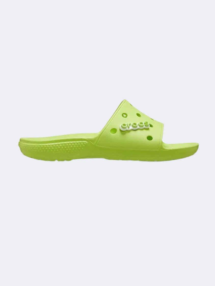 Crocs Classic Women Lifestyle Slippers Neon Green