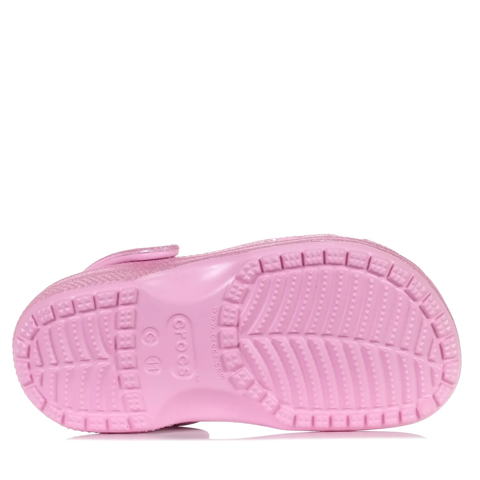 Crocs Kids Classic Glitter Pink Tweed