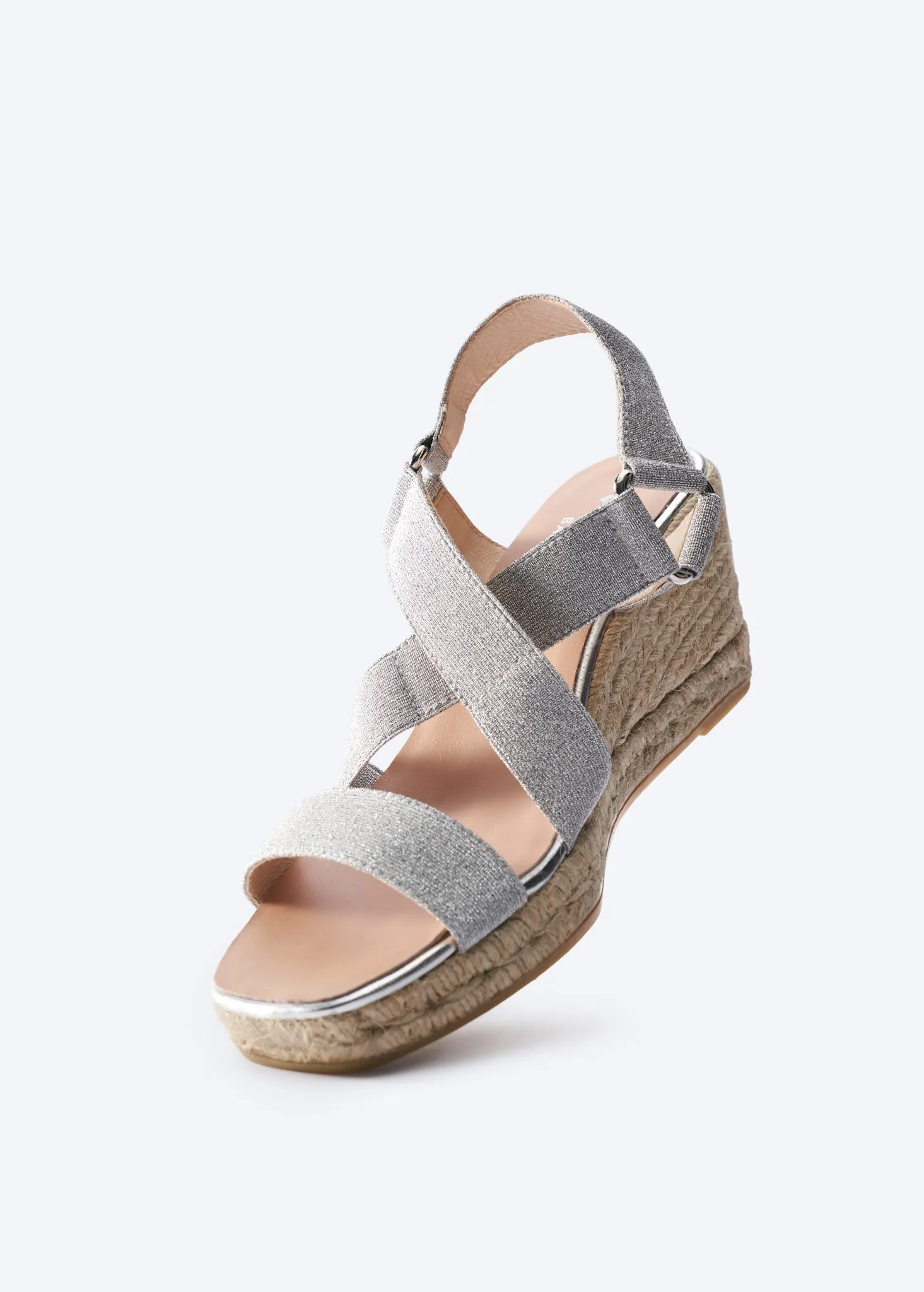 Dalia Elastic Espadrille Sandal Wedges