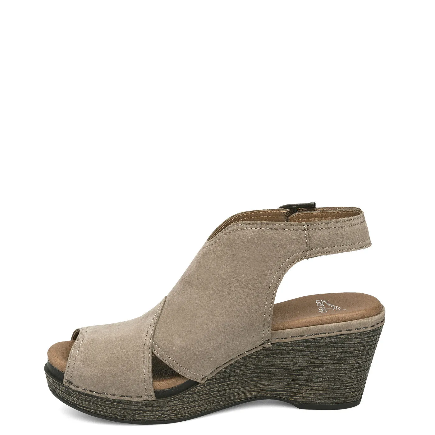 Dansko Women's Vanda Wedge - Taupe Milled Nubuck 1701167000