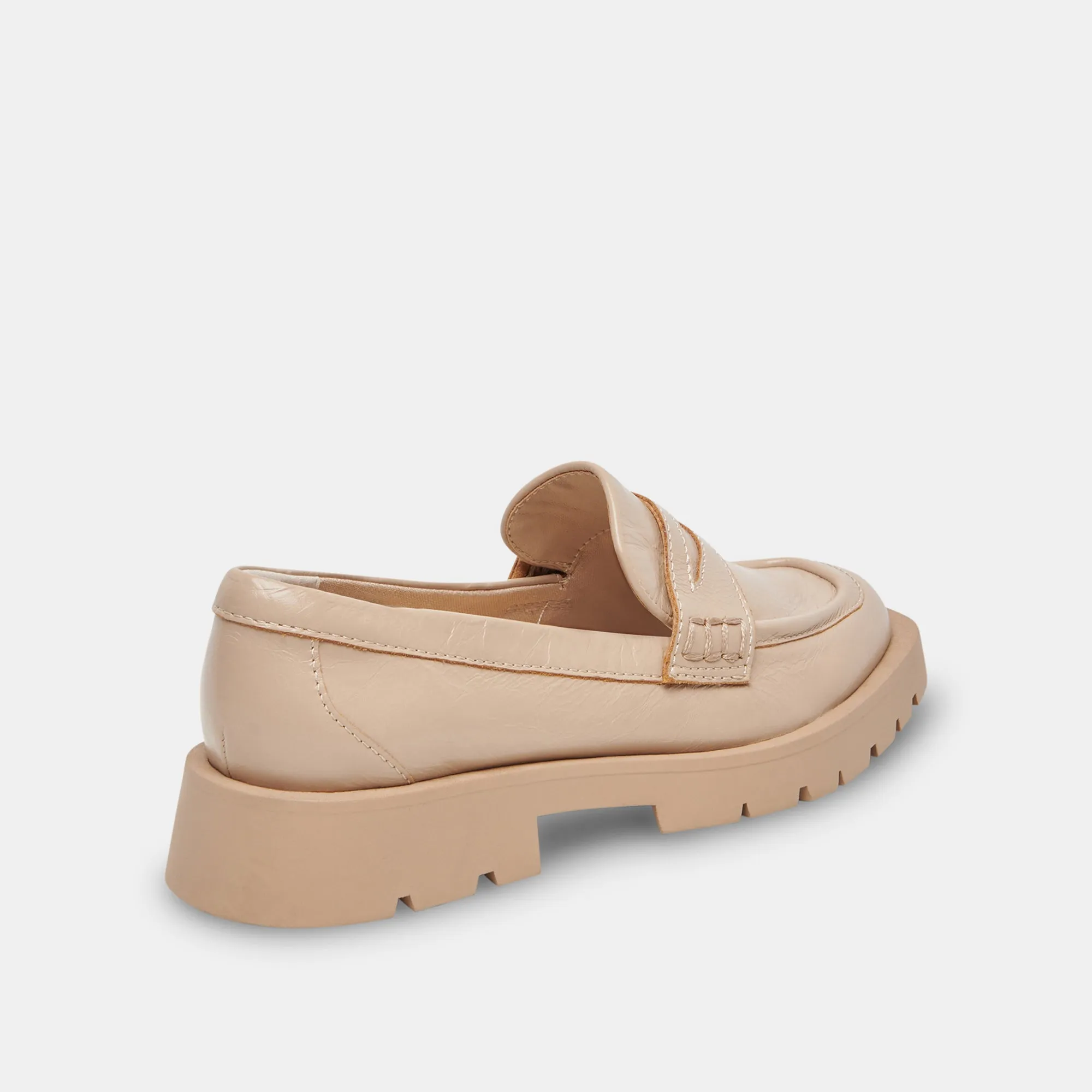 ELIAS WIDE FLATS SESAME CRINKLE PATENT