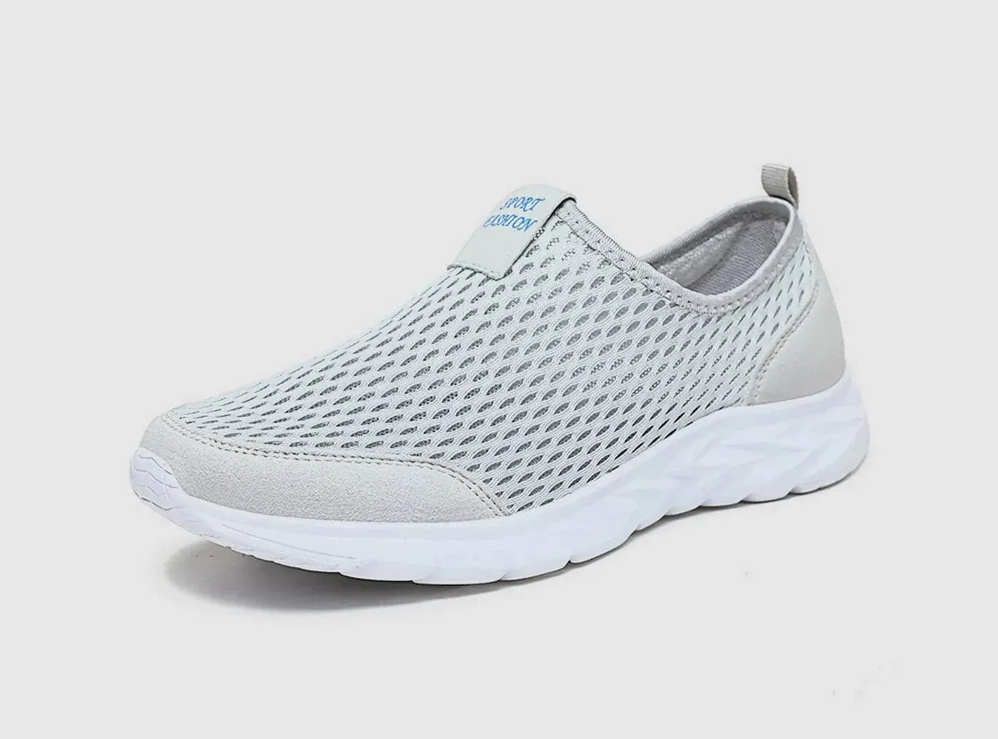 FitVille Men's Airy Slip-On Sneakers