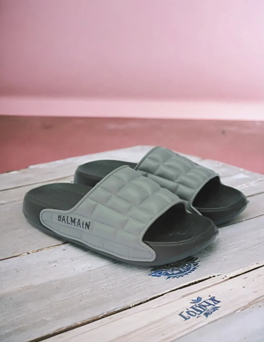 Grey | Balaman Soft Slippers for Kids