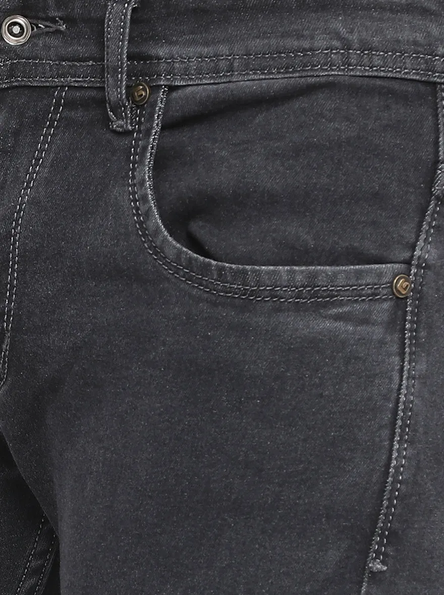 Grey Washed Narrow Fit Jeans | Greenfibre