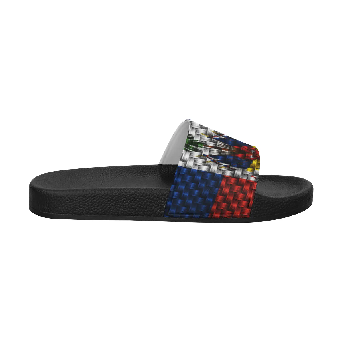 HAITI FLAG PLAIT Women's Slide Sandals