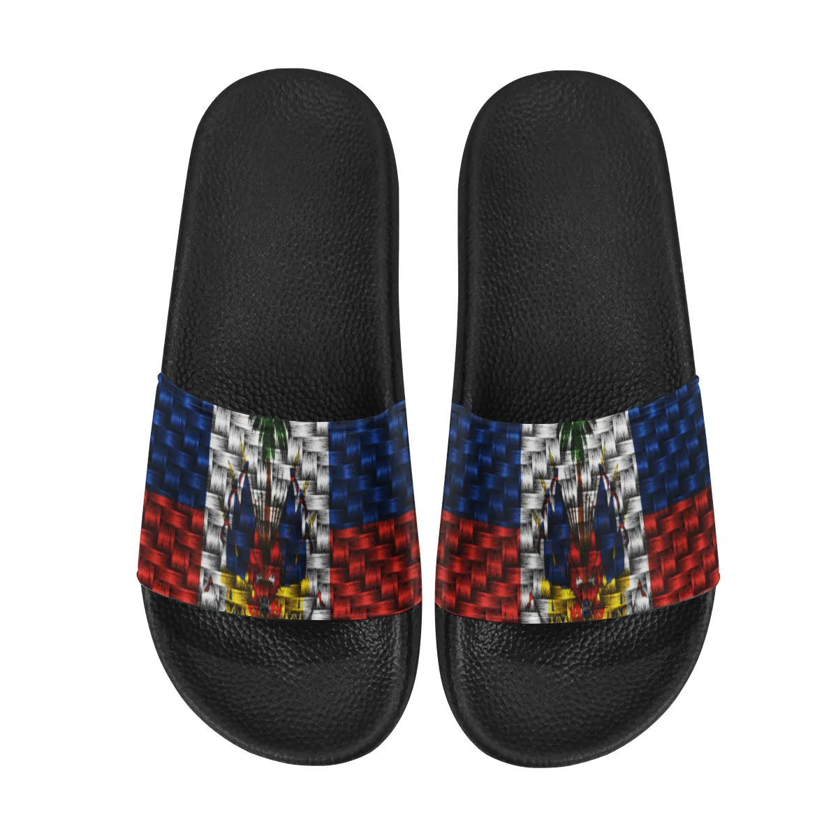 HAITI FLAG PLAIT Women's Slide Sandals