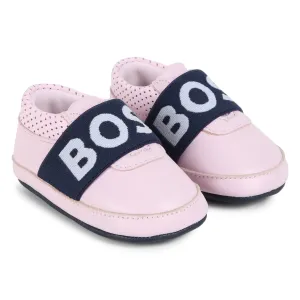 Hugo Boss Baby Girls Pink Soft Shoes