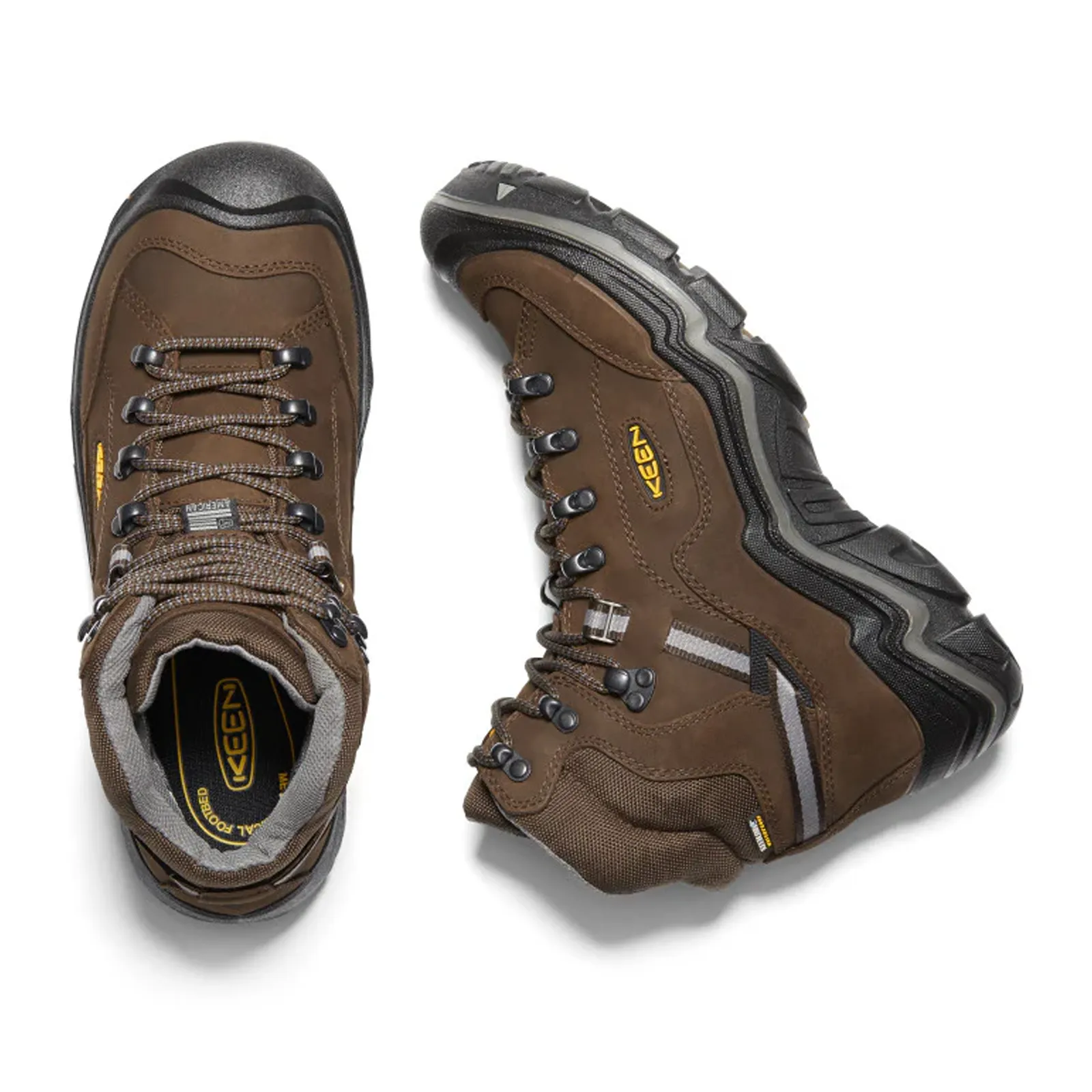 Keen Durand II Mid Waterproof Hiking Boot (Men) - Cascade Brown/Gargoyle