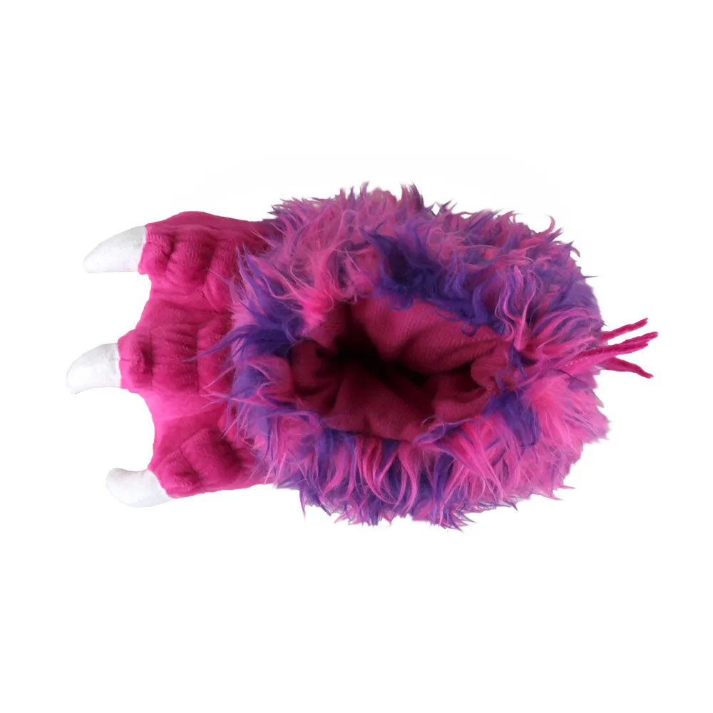 Kids Pink Monster Claw Slippers