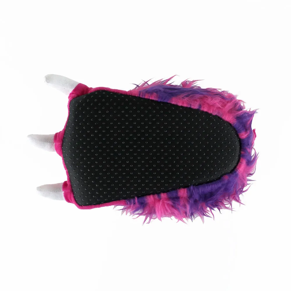 Kids Pink Monster Claw Slippers