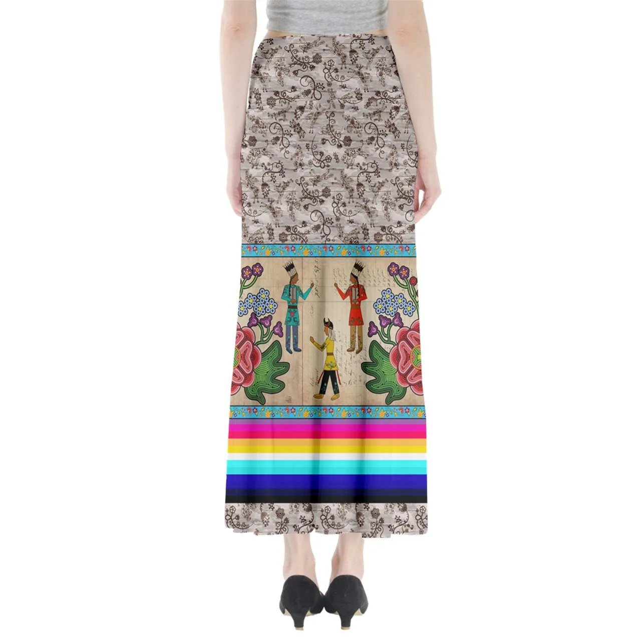 Kinship Ties Full Length Maxi Skirt