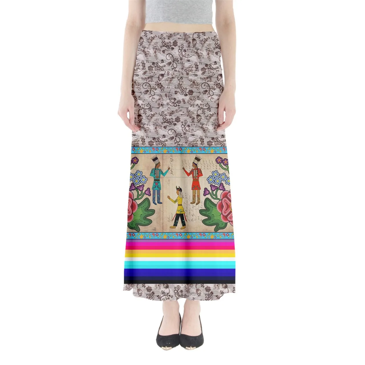 Kinship Ties Full Length Maxi Skirt