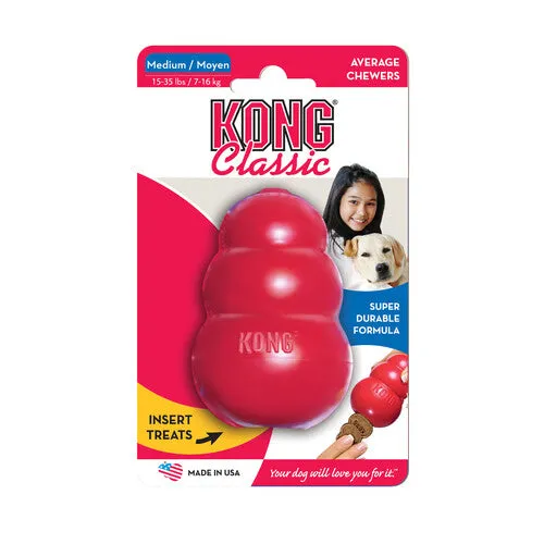 KONG Classic Dog Toy Red Medium