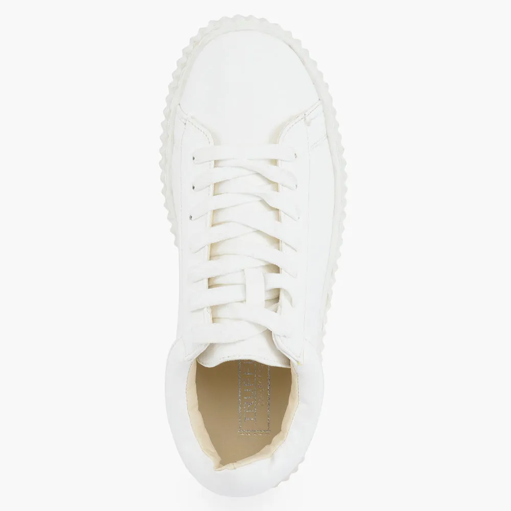 Lace Up Flatform Creeper