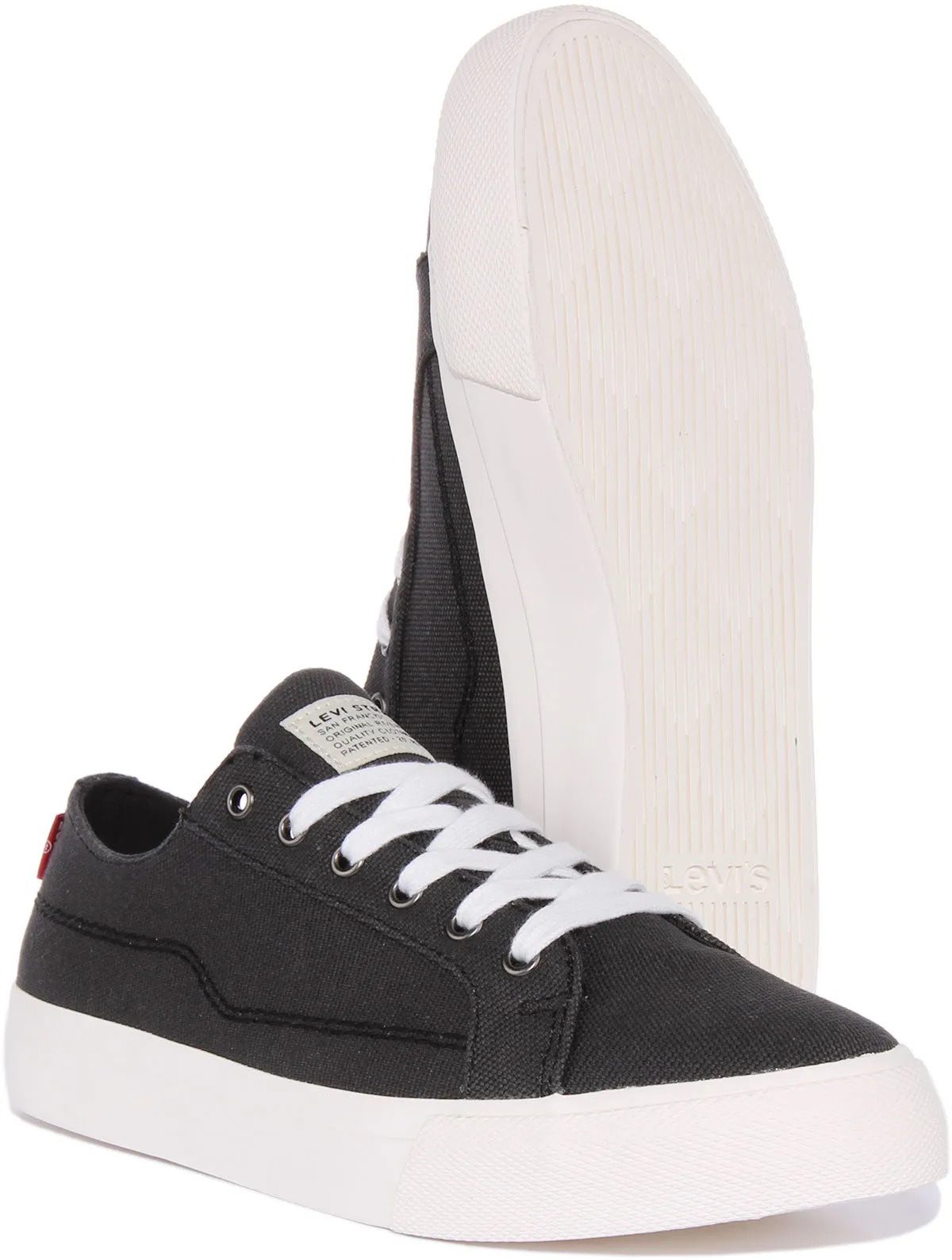 Levi Decon Lace In Black White For Men