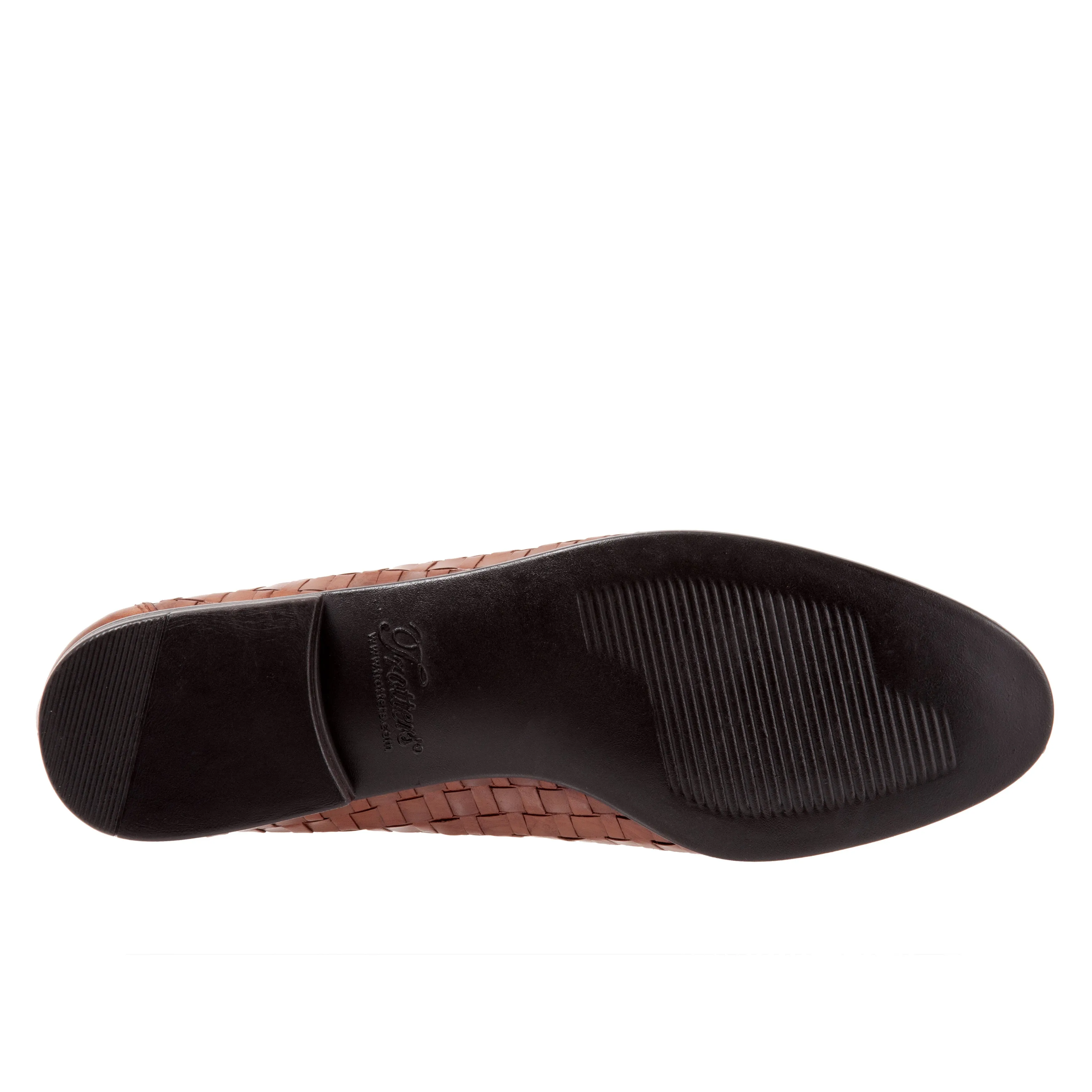 Liz Woven Tan Slip-on Shoes