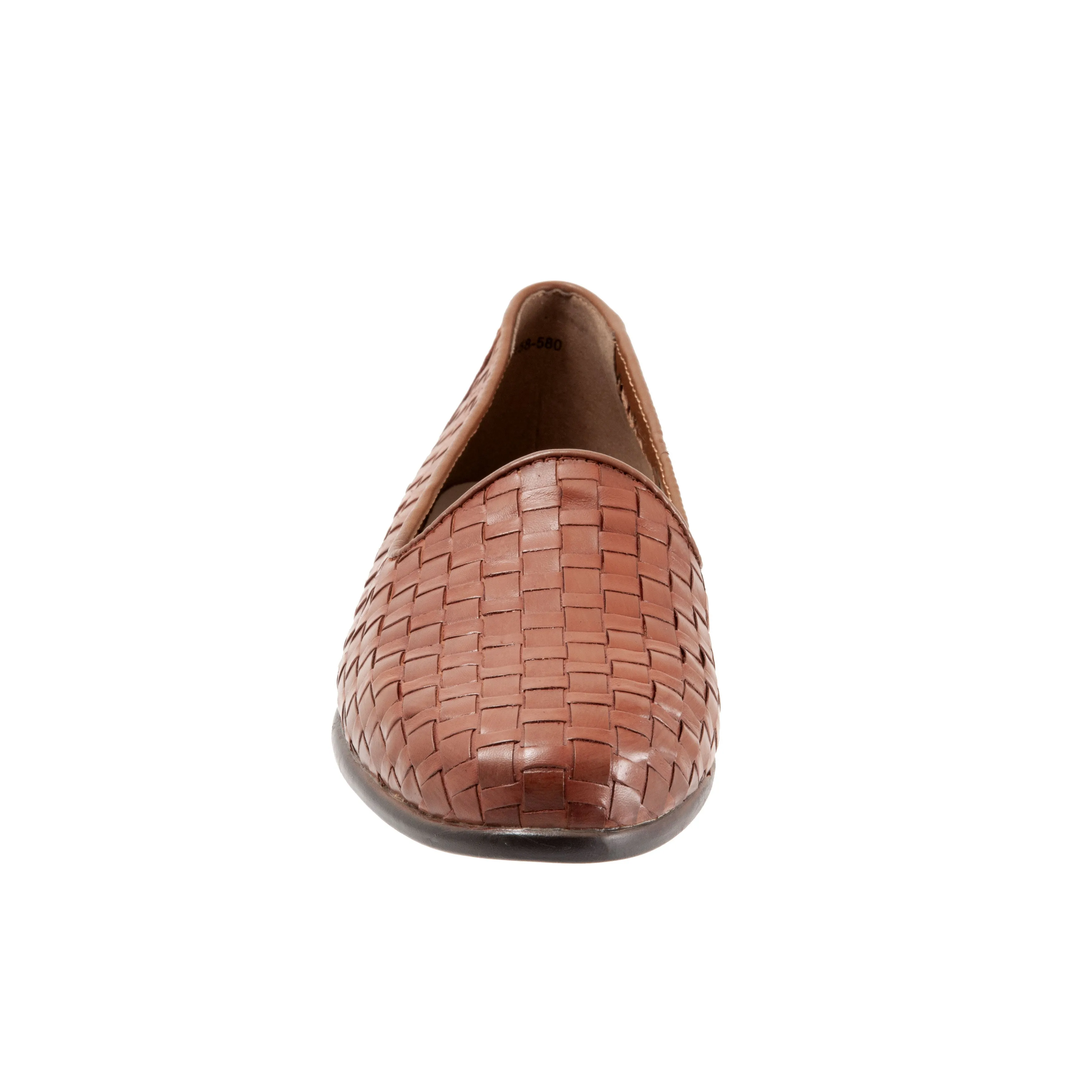 Liz Woven Tan Slip-on Shoes