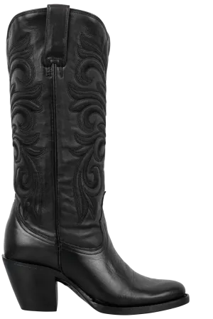 Lucchese Laurelie Cowgirl Boots - Black